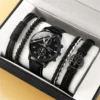 Men Watch Luxury Bracelet Set