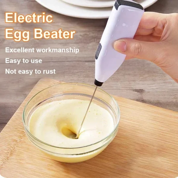 Electric Hand Whisk Mixer Coffee Milk Egg Beater