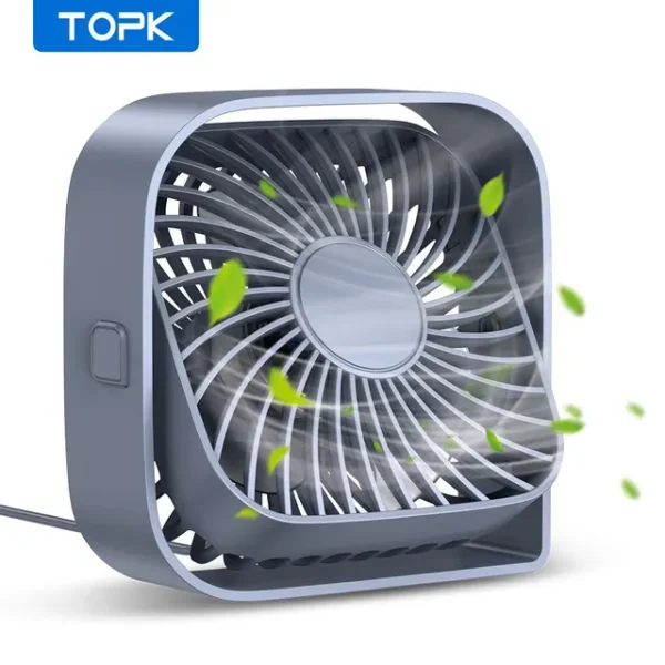 USB Desk Fan Strong Airflow