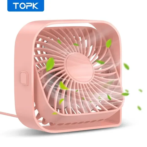 USB Desk Fan Strong Airflow