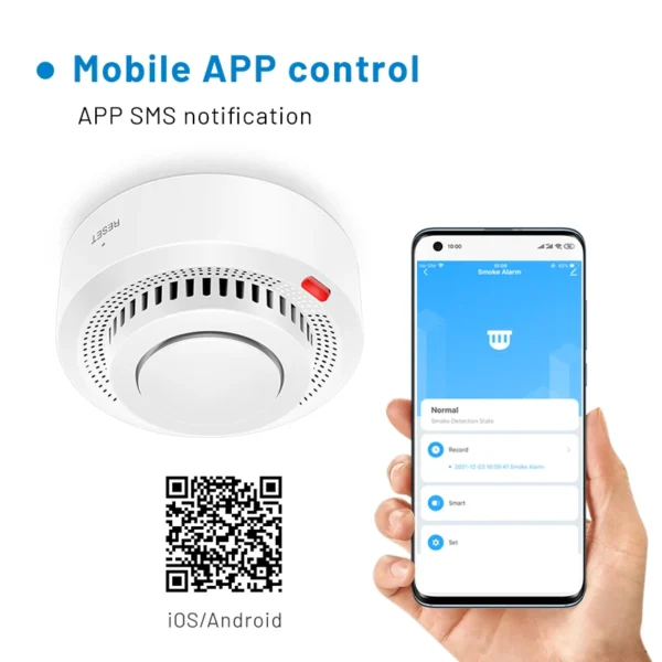 WiFi Smoke Alarm Fire Protection