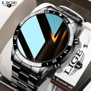 kf-Sd1e1aa3965f34b10a132f7f0a922dab9N-LIGE-2024-Smart-Watch-Men-Full-Circle-Touch-Screen-Bluetooth-Call-Men-Smartwatch-Waterproof-Sport-Activity LIGE 2024 Smart Watch Men